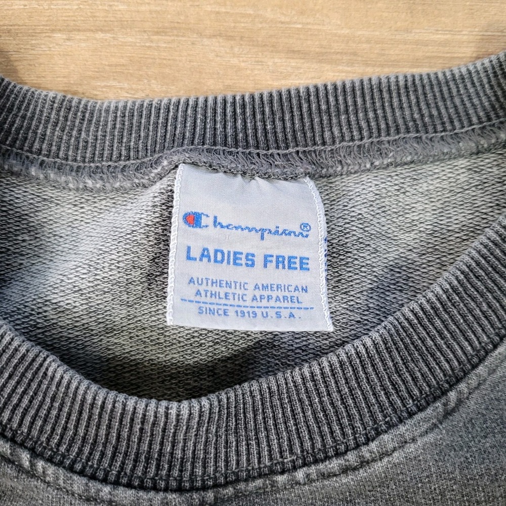 CHAMPION Embroidered Large‎ Logo Dress Gray S/M - Picture 5 of 7